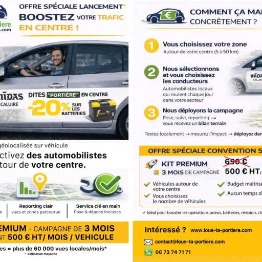 Interview de Eric Le Balc'h de Loue-Ta-Portière : La publicité sur véhicule pilotée comme une véritable campagne marketing